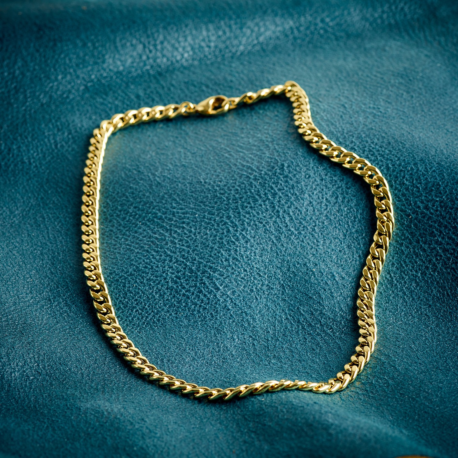 Panzerkette hohl in 585 Gold zum TOP Preis - 70FBM0088-1