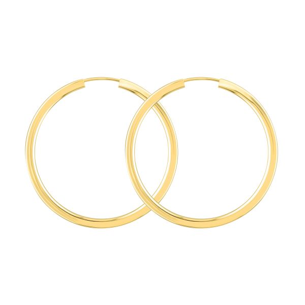Creolen O 38 Mm Gelbgold 333 Zum Top Preis fbm0026 2
