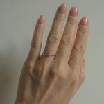 0,05 Karat Diamant Ring Weißgold